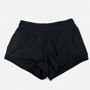 Lululemon Black Shorts Size 2 (ventilated holes)
